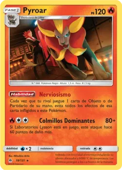 Pyroar #19/131 · Pokémon