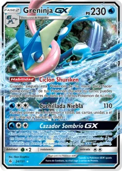 Greninja-GX #24/131 · Pokémon