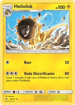 Heliolisk #38/131 · Pokémon