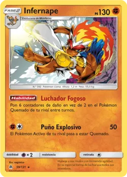 Infernape #59/131 · Pokémon