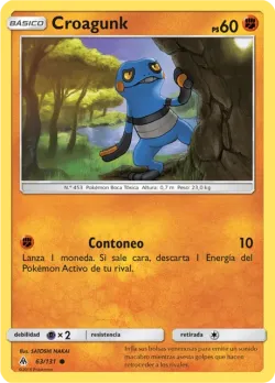 Croagunk #63/131 · Pokémon