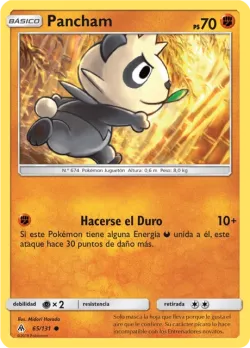 Pancham #65/131 · Pokémon