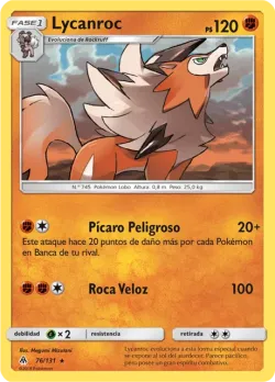 Lycanroc #76/131 · Pokémon