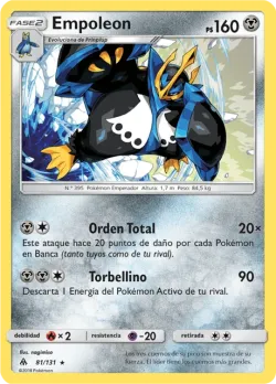 Empoleon #81/131 · Pokémon