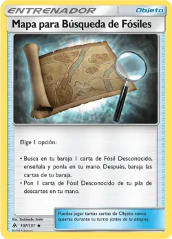 Fossil Excavation Map 「FLI 107」「ES」