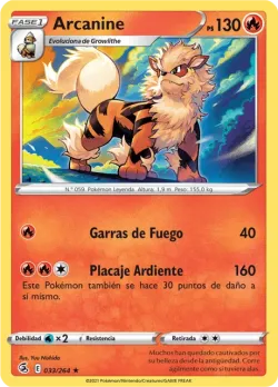 Arcanine #033/264 · Pokémon