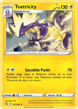 Toxtricity #107/264 · Pokémon