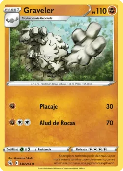 Graveler #136/264 · Pokémon