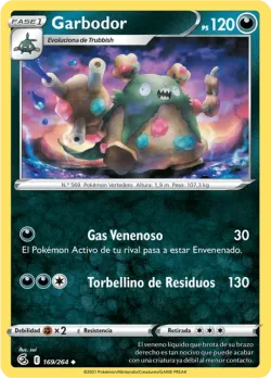Garbodor #169/264 · Pokémon
