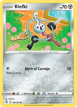 Klefki #186/264 · Pokémon