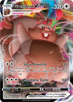 Greedent VMAX #218/264 · Pokémon