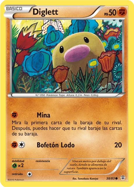 Diglett 「GEN 038」「ES」