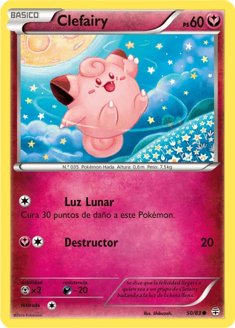 Clefairy 「GEN 050」「ES」