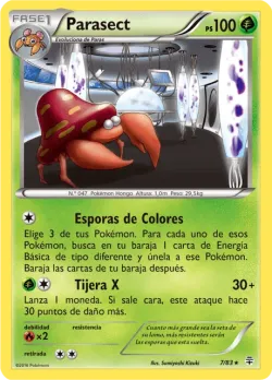 Parasect #7/83 · Pokémon