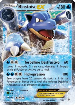Blastoise-EX #17/83 · Pokémon