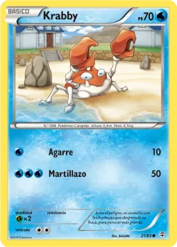 Krabby #21/83 · Pokémon