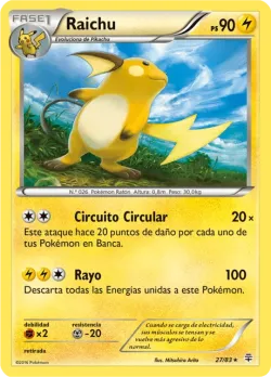Raichu #27/83 · Pokémon