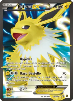 Jolteon-EX #28/83 · Pokémon