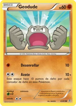 Geodude 「GEN 043」「ES」