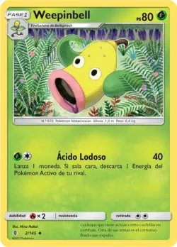 Weepinbell #2/145 · Pokémon