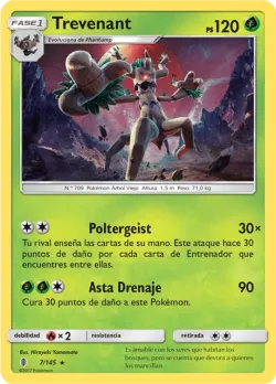 Trevenant #7/145 · Pokémon