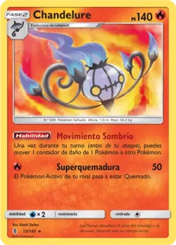 Chandelure #13/145 · Pokémon