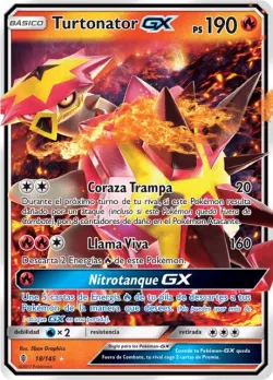 Turtonator-GX #18/145 · Pokémon