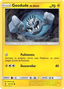 Alolan Geodude #40/145 · Pokémon