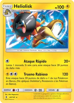 Heliolisk #44/145 · Pokémon