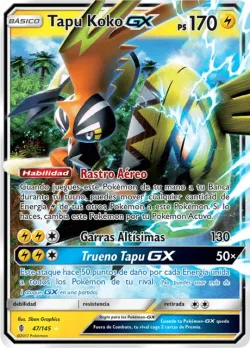 Tapu Koko-GX #47/145 · Pokémon