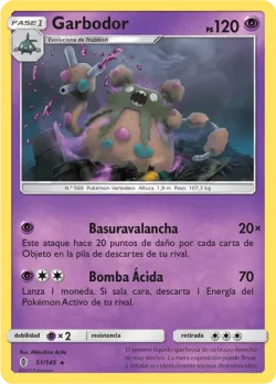 Garbodor #51/145 · Pokémon