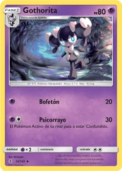Gothorita #53/145 · Pokémon