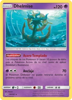 Dhelmise #59/145 · Pokémon
