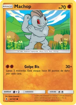 Machop #62/145 · Pokémon
