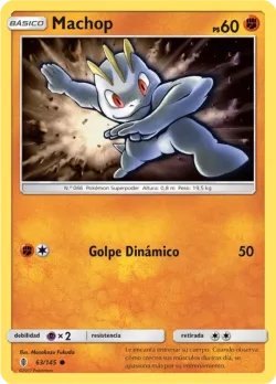 Machop #63/145 · Pokémon