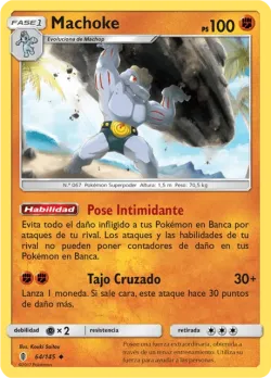 Machoke #64/145 · Pokémon
