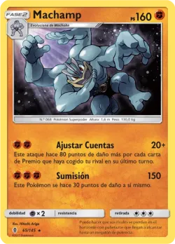 Machamp #65/145 · Pokémon