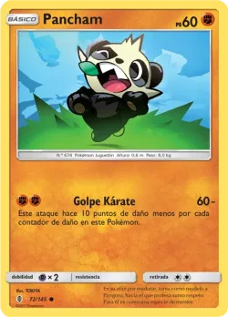 Pancham #72/145 · Pokémon