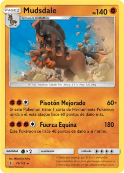 Mudsdale #76/145 · Pokémon