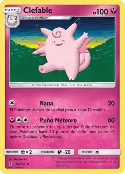 Clefable #89/145 · Pokémon