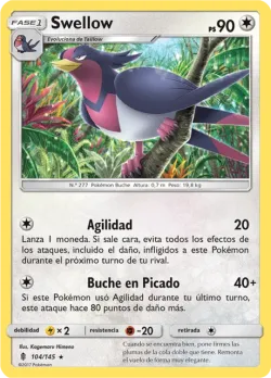 Swellow #104/145 · Pokémon