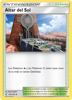 Altar of the Sunne #118/145 · Pokémon