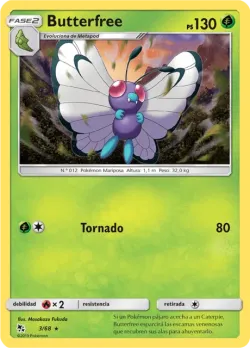 Butterfree #3/68 · Pokémon