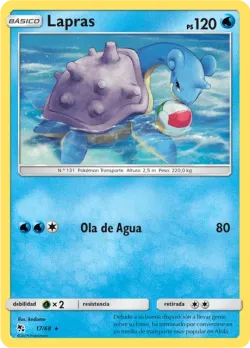 Lapras #17/68 · Pokémon