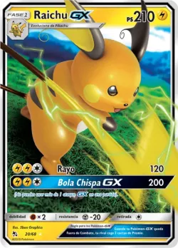 Raichu-GX #20/68 · Pokémon