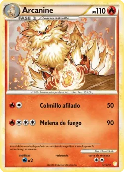 Arcanine #1/123 · Pokémon