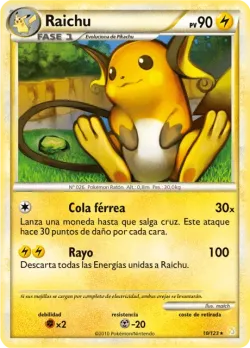 Raichu #10/123 · Pokémon
