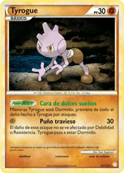 Tyrogue #33/123 · Pokémon