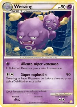 Weezing #34/123 · Pokémon