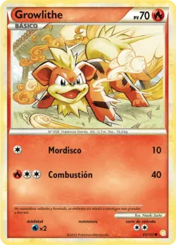 Growlithe #65/123 · Pokémon